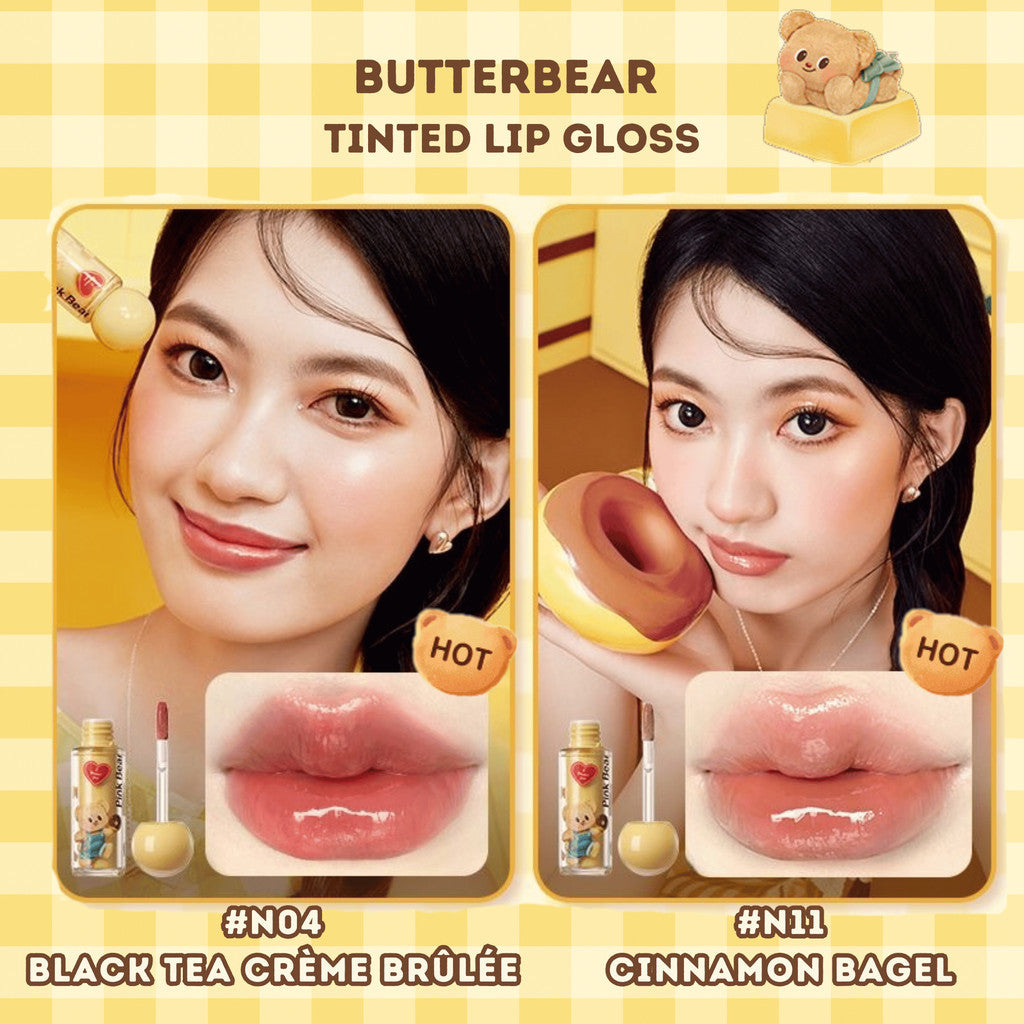 Pink Bear X Butterbear Tinted Lip Gloss