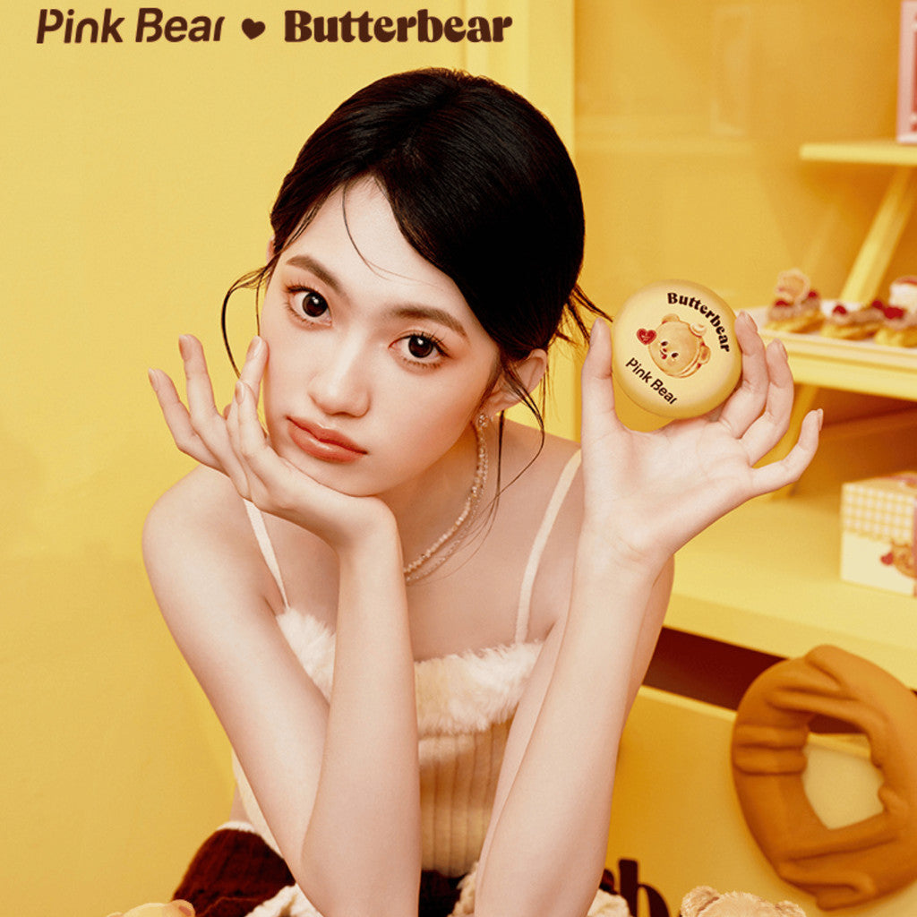 Pink Bear X Butterbear Blurring Matt Pressed Powder