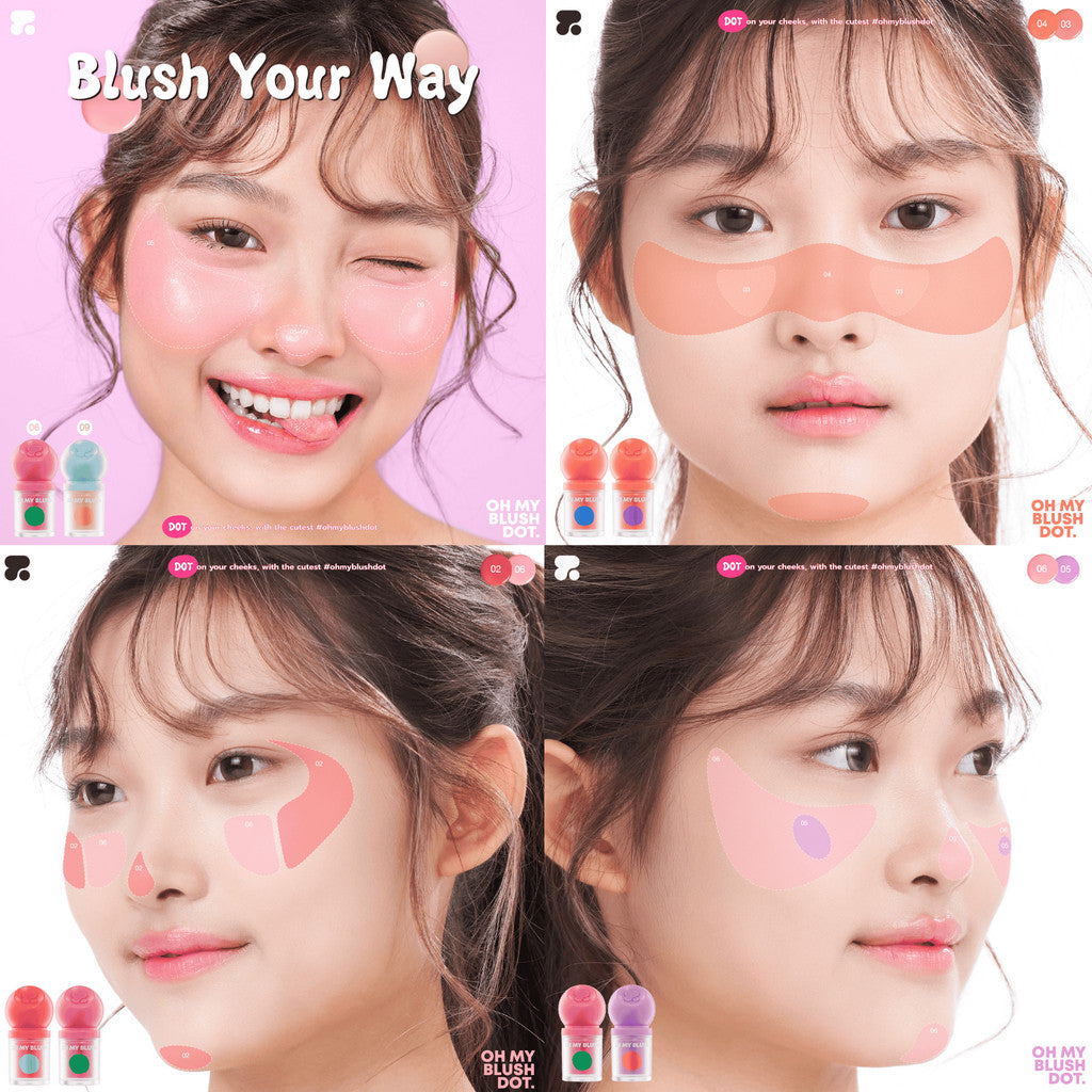 READY STOCK! 2P Original Oh My Blush Dot 3g