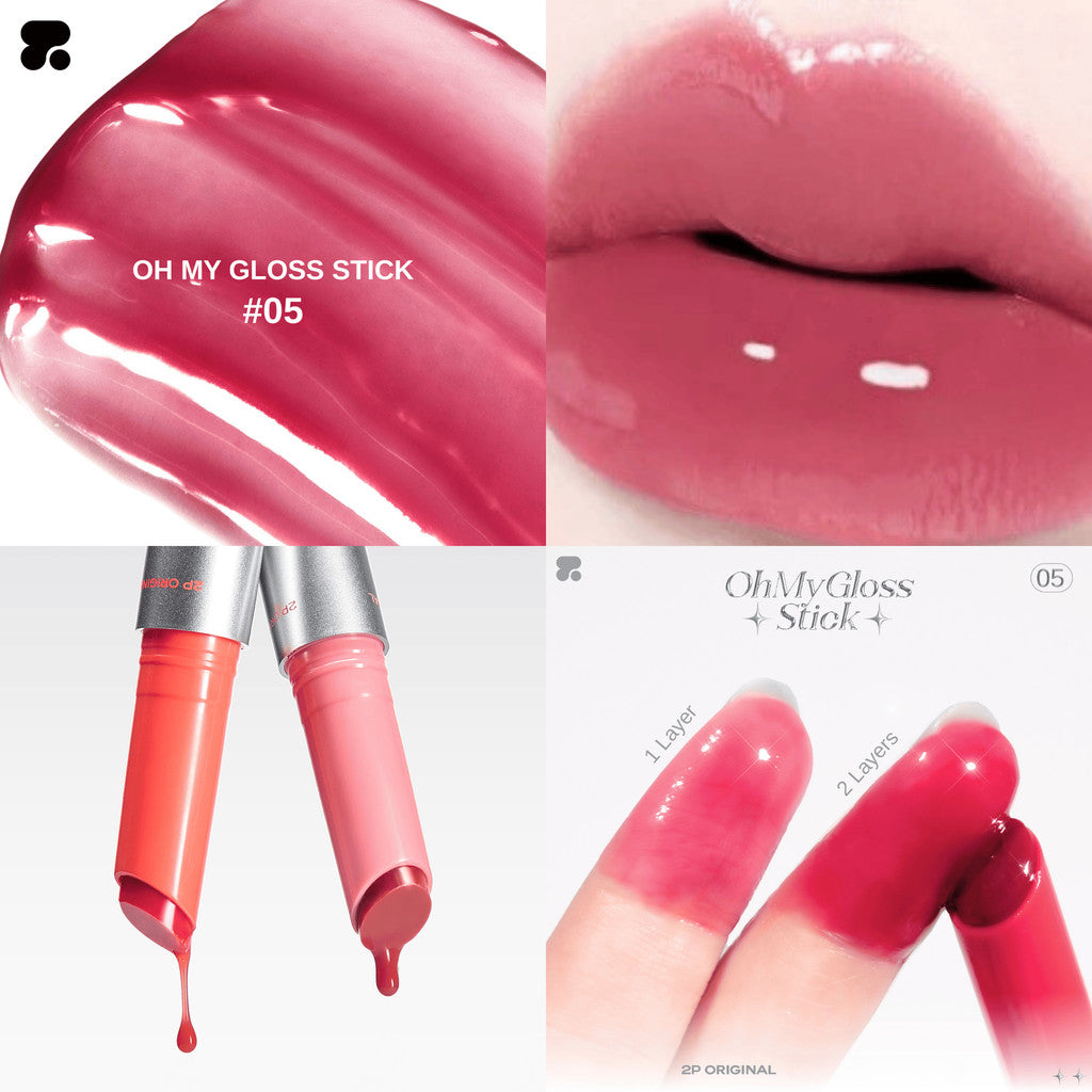 READY STOCK! 2P Original Oh My Gloss Stick 2.5g